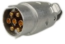 ZÁSTRČKA NA PRÍves na odťahové vozidlo 12V, hliník, 7 PIN