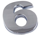 ZNAK ČÍSLO ČÍSLA PÍSMENO PÍSMENO CHROME 6 SIX I3X95
