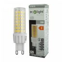 G9 LED žiarovka 10W 4000K 900lm Farba svetla Neutrálna ECOLIGHT