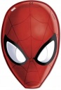 MASKY Papierová maska ​​SPIDERMAN Rozprávková narodeninová párty 6 ks.