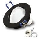 Zápustné svietidlo CAST BLACK + LED GU10 7W 4000K