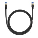 BASEUS RÝCHLE SIEŤOVÝ KÁBEL kat. 7 10Gbps Pletený INTERNETOVÝ KÁBEL 1m