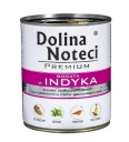 DOLINA NOTECI Premium, bohaté na morčacie, mokré krmivo pre psov, konzerva, 800 g