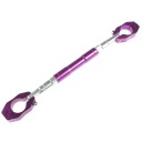 Fialová hliníková vzpera riadidiel pre 22mm riadidlá Racing Force