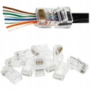 NEKU RJ45 8P8C UTP kat. 5e zátky priechodné 10 ks