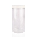 PET plastová krabička 1500ml s bielym PP uzáverom