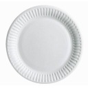 KLASICKÉ TANIERE BIELE PAPIEROVÉ 18 CM 10 KS