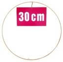 ZLATÝ MATNÝ prsteň/ráfik na lapače snov/makramé 30cm