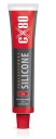 CX80 Professional vysokoteplotný silikón červený 80 ml