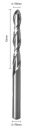 Guľôčková fréza na drevo - 2F - 3.175x12x38 - CNC VHM - držiak 3.175mm
