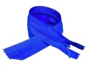 Pevný skrytý zips, chrpa modrá, 60 cm