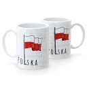 Hrnček Patriota POLISH FLAG Biely