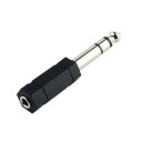 Adaptér JACK, zástrčka 6,3 mm, zásuvka MINI JACK 3,5 mm