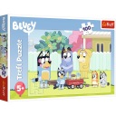 PUZZLE 100 PUZZLE DOGS PSI HAPPY WORLD BLUEY BLU FAMILY 5+ KOCIEK