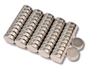 SADA SILNÝ VALEC NEODYMIOVÝ MAGNET 6x2. 50 ks.