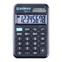 DONAU TECH vrecková kalkulačka, 8-miestna. čierna K-DT2083-01