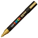 Popisovač Uni Posca PC-5M s plagátovou farbou - ZLATÁ