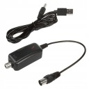 Napájanie terestriálnych DVB-T antén 5V z USB portu TV adaptéra