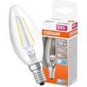 LED SVIEČKOVÁ žiarovka E14 2,5W 4000K Filament OSRAM