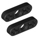 LEGO Flat Beam 1x3 čierna (6632/65123/6331723) x2