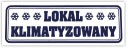 Nálepku s nápisom KLIMATIZOVANÁ LOKALITA