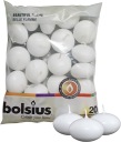 Plávajúce sviečky WHITE BOLSIUS, 20 kusov