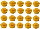 LEGO Okrúhly tanier 1x1 Hrášok 4523159 4073 perleťové zlato - 20 ks