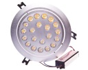 LED stropné svietidlo 21W strieborné okrúhle 1470lm 3000k LAMPRIX LP-11-017