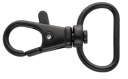 Kovová karabínka na ryby 20/43 mm, matná čierna