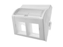Mozaikový adaptér 1M 45x45 2xKeystone hranatý popis
