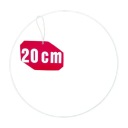Prsteň lapač snov BIELY 20 cm