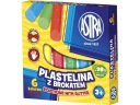 ASTRA plastelína 6 farieb s trblietkami