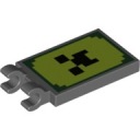 LEGO MINECRAFT 30350bpb098 TMAVO SIVÁ NOVÉ (1g)