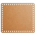 šedý základný košík dno 22x25cm HDF obdĺžnik