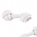 MACED BONE Zviazaná biela maškrta pre psa, 11 cm