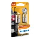 2x žiarovka PHILIPS R10W BA15s 12V VISION +30% + RUKAVICE ZADARMO