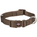 Premium, obojok, pes, lieskový orech, popruh, S: 25–40 cm/15 mm