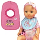 PODPRSNÍKY PRE BABIČKY BABY BORN PODPRSNÍKY PRE BÁBIKY 2 BALENIE ZAPF MODRÉ PRUHOVANÉ