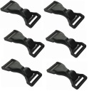 Karabína plastový háčik 4cm 40mm - 6 ks
