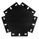 KONEKTOR PRE LINEÁRNU ZÁVISNÚ LAMPU 7 x 4 cm, PÄŤSMERNÝ SPOJOVACÍ PÄŤ LAMPIÓN
