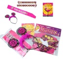 Slepačí večierok Banner Set Sash Wristband Cards