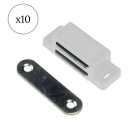 NÁBYTOKOVÝ MAGNETOVÝ MAGNETICKÝ ZÁMEK BIELY 10 KS