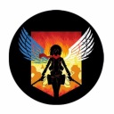 Špendlík Shingeki no Kyojin Mikasa 58 mm