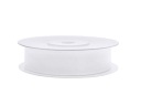 BIELA ​​ŠIFÓNOVÁ STUHA 12mm/25m DEKOR