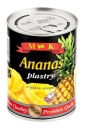 MK Ananásové plátky v light sirupe plechovka 565 g