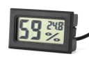 Panelový TERMO-HYGROMETER Elektronický LCD SO SONDOU NA KÁBLI 1,5 m + BATÉRIE