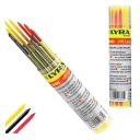 STAVEBNÁ ceruzka NÁPLNE ŠTÝLY ZNAČOVAČE 2,8mm PROFI DRY 3 FARBY LYRA
