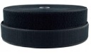VELCRO 4cm KRAJČÍRSKA VELCRO PÁSKA OBOJSTRANNÁ ČIERNA - 40mm