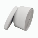 PLETENÁ GUMA NA ODEVY PÁSKA 40 mm BIELA ​​10m
