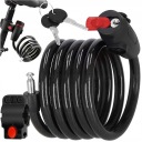 ZAMKNUTIE BICYKLA ZAMKNUTIE BICYKLA ZABEZPEČENIE + 2 KĽÚČE